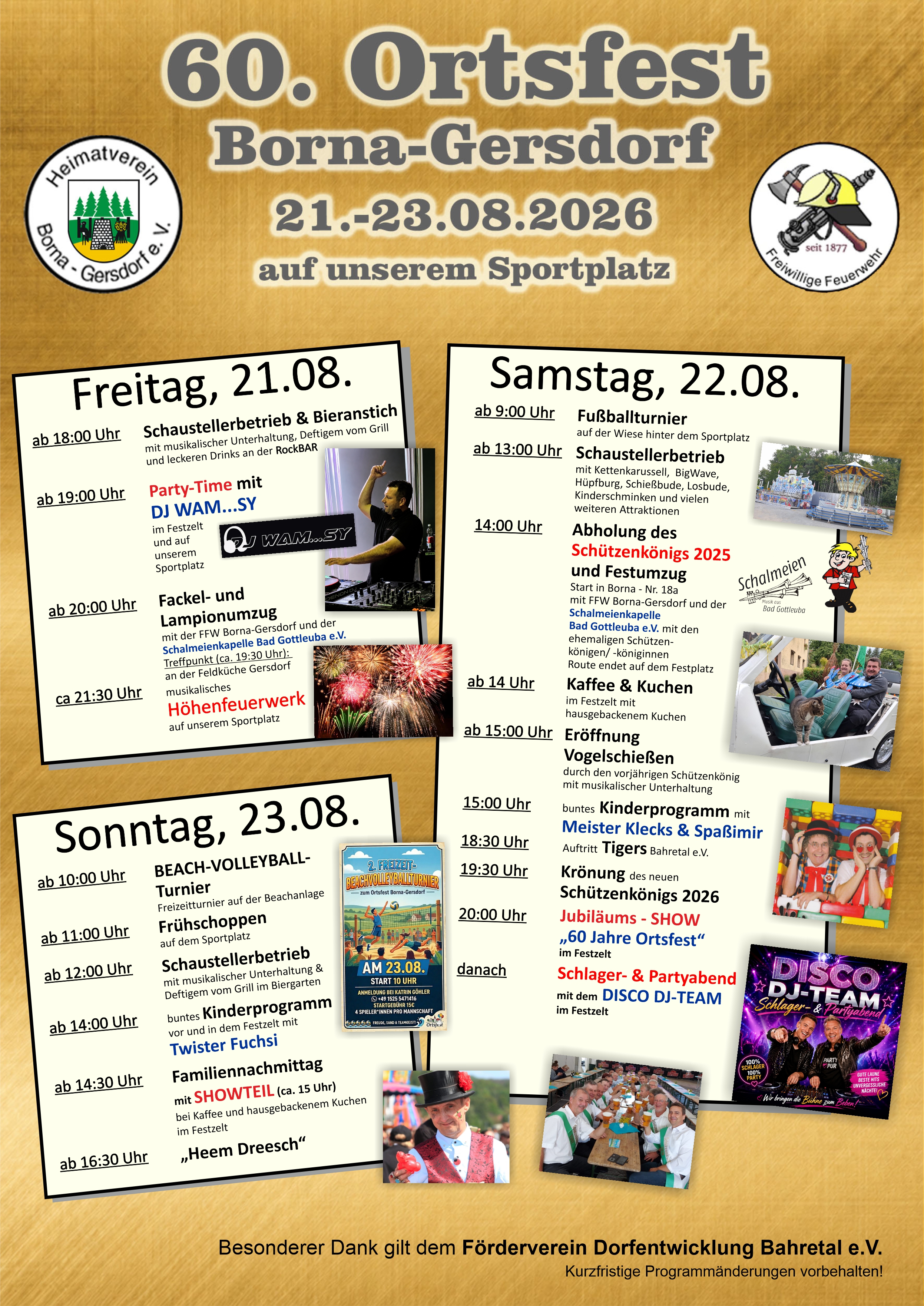Flyer Ortsfest 2026