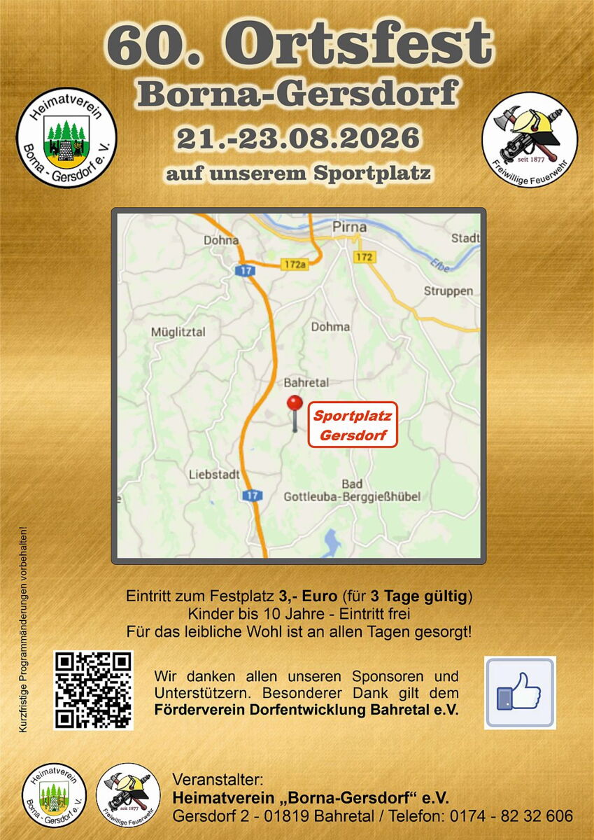 Flyer Ortsfest 2026